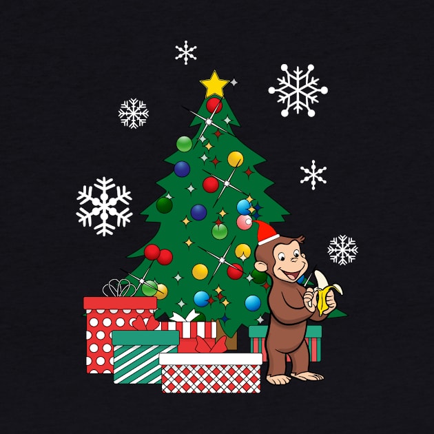 Curious George Around The Christmas Tree by Nova5